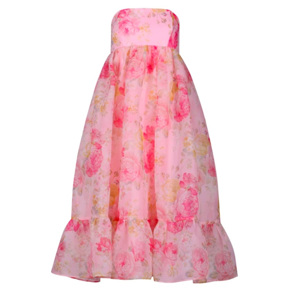 Maison Armory Whipped Cream Dress in Baby Pink Garden! Size 1X 💕